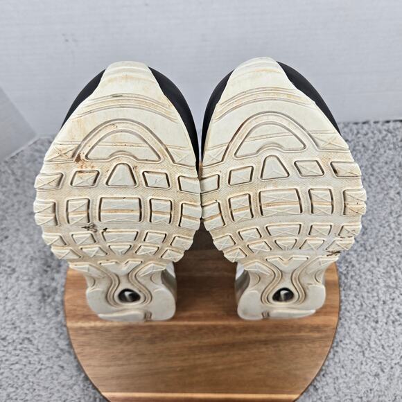 Nike Mens 12 Air Max 97 Black White Casual Athletic Daily Lifestyle Gym Sneaker - Picture 9 of 12